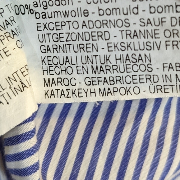 Zara | Patched Stripe Shirt - Picture 8 of 8